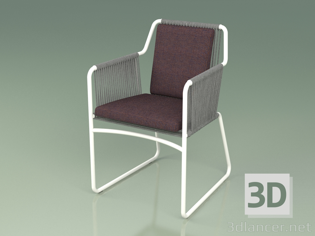 3d model Silla 359 (Metal Milk) - vista previa