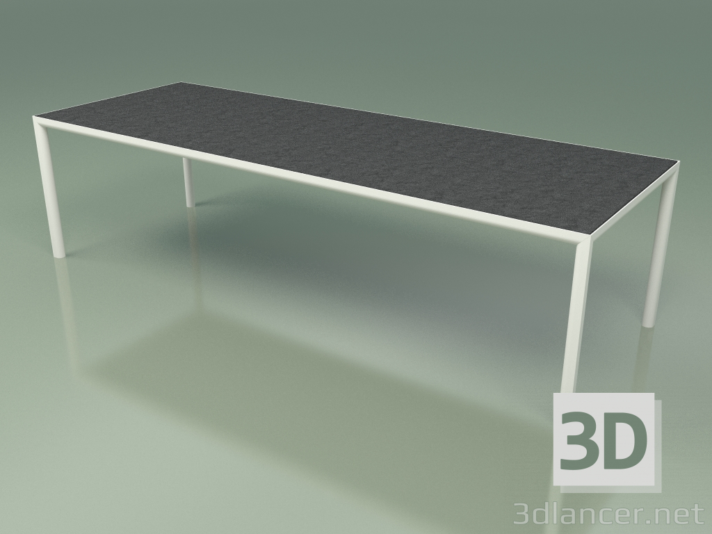 3d model Mesa de comedor 006 (Metal Milk, Gres Graphite) - vista previa