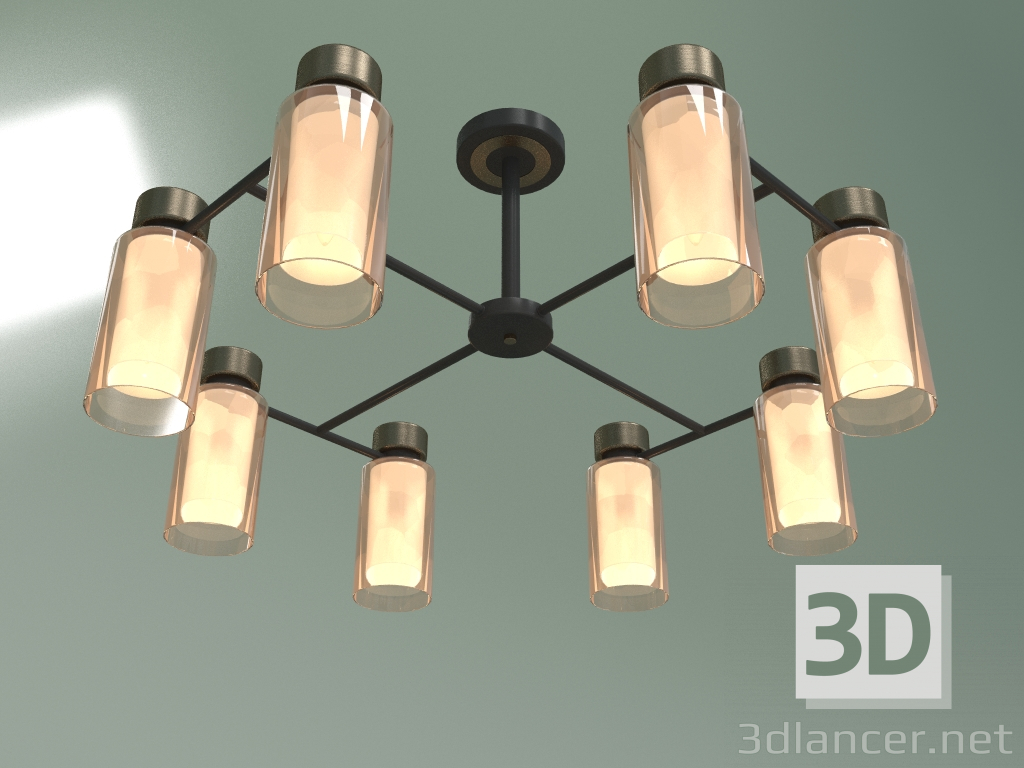 Modelo 3d Candelabro de teto Amado 70115-8 (preto) - preview