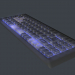 modèle 3D clavier - preview