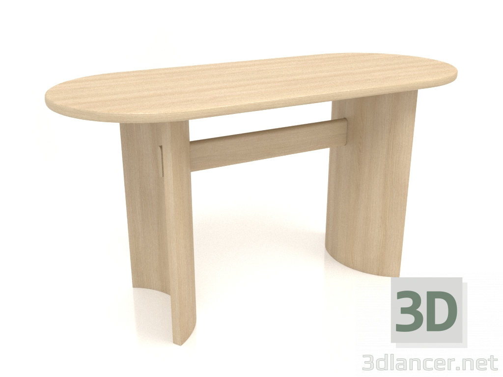 modèle 3D Table à manger DT 05 (1400x600x750, bois blanc) - preview