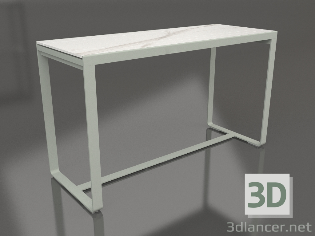 3D modeli Bar masası 180 (DEKTON Aura, Çimento grisi) - önizleme