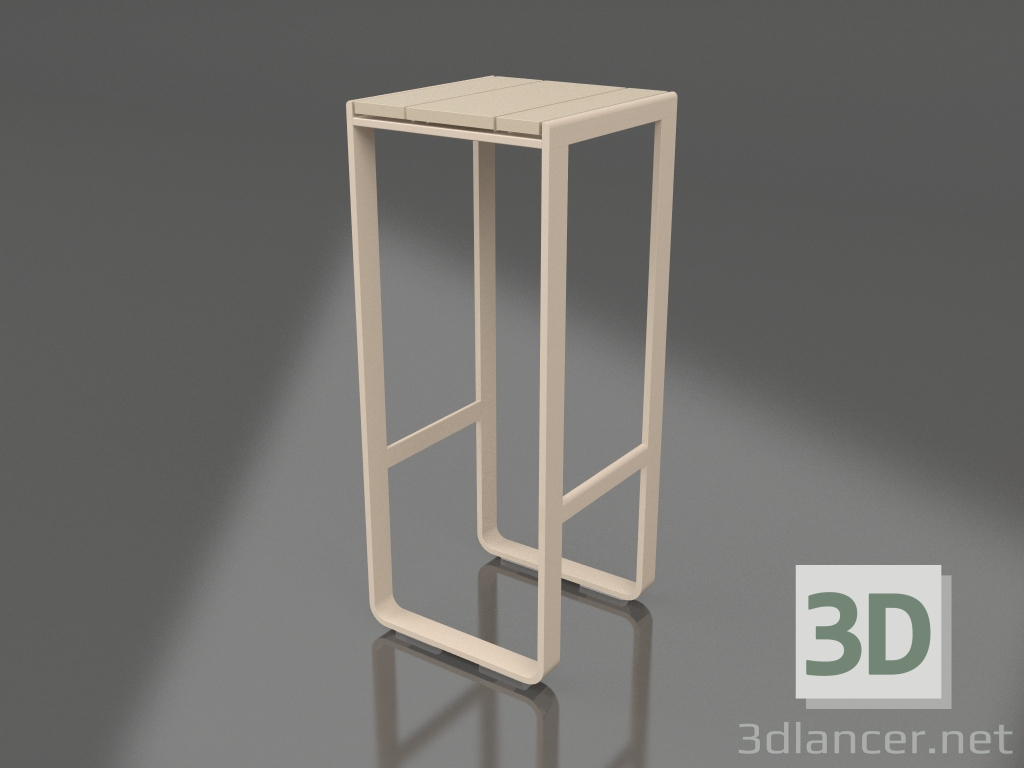 Modelo 3d Banqueta alta (areia) - preview