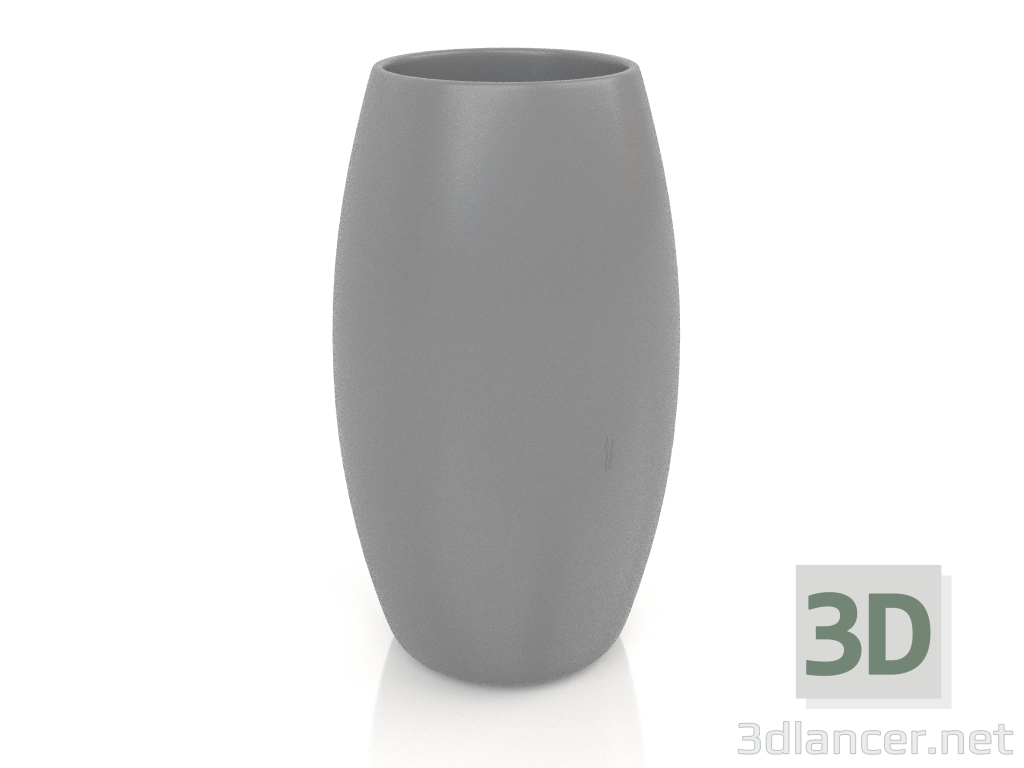 3d model Plant pot 2 (Anthracite) - preview