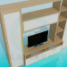 3d model Cabinet in the living room - preview