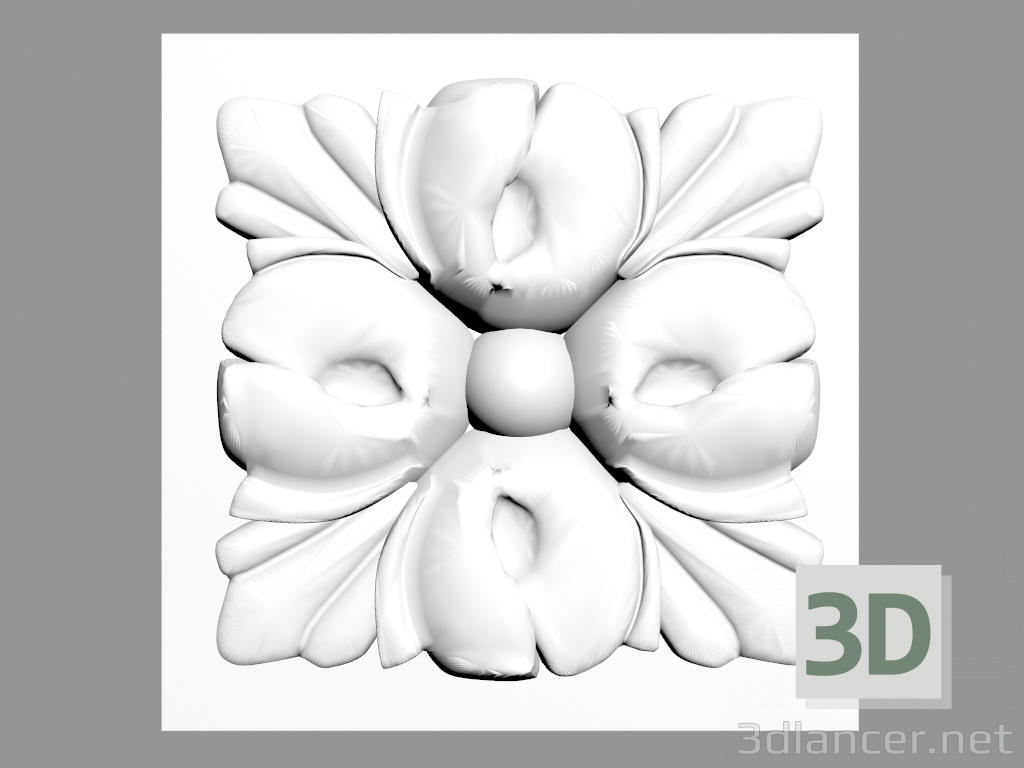 3d model Encuadre D590 - vista previa