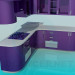 3d model Kuhyan violeta color - vista previa