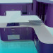 3d model Kuhyan violeta color - vista previa