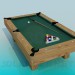 3D Modell Billard-Tisch - Vorschau