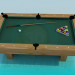 3D Modell Billard-Tisch - Vorschau