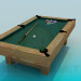 3D Modell Billard-Tisch - Vorschau