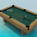 3D Modell Billard-Tisch - Vorschau