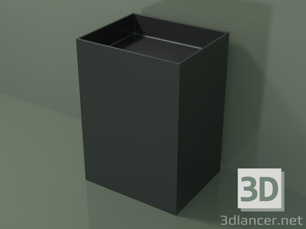 3D modeli Ayaklı lavabo (03UN36301, Deep Nocturne C38, L 60, P 50, H 85 cm) - önizleme