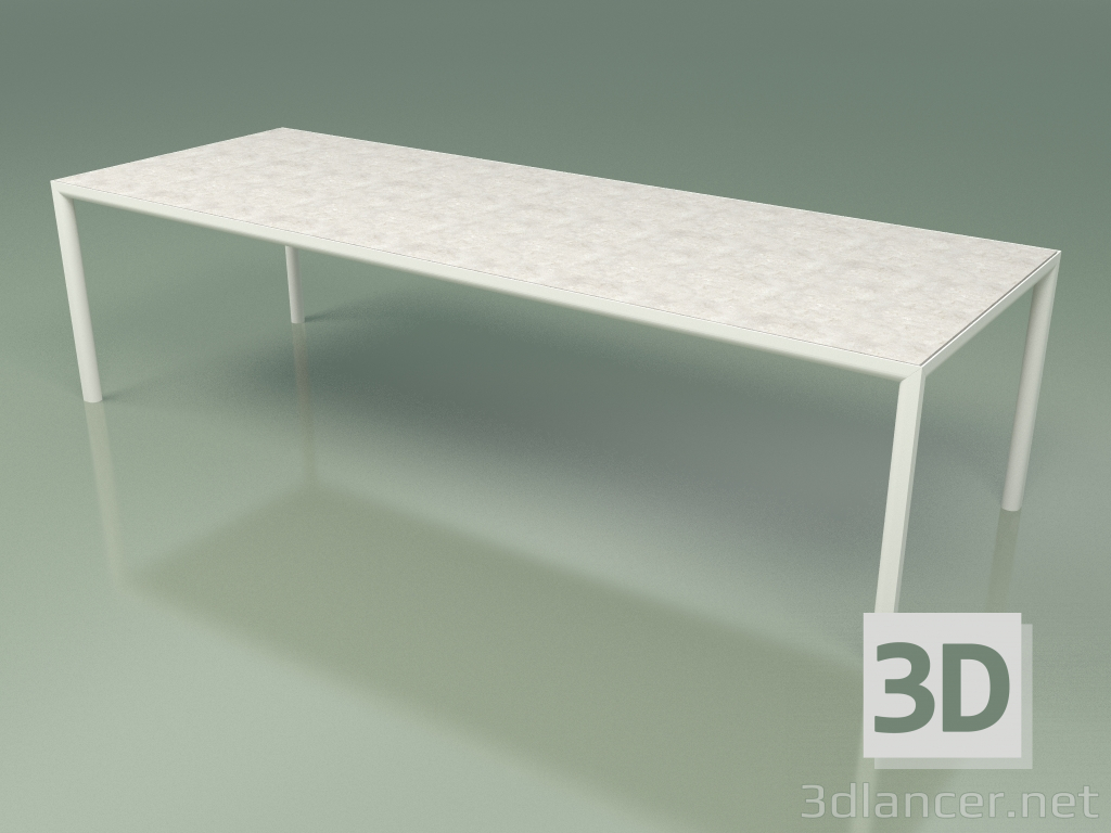 3D modeli Yemek masası 006 (Metal Süt, Gres Kil) - önizleme