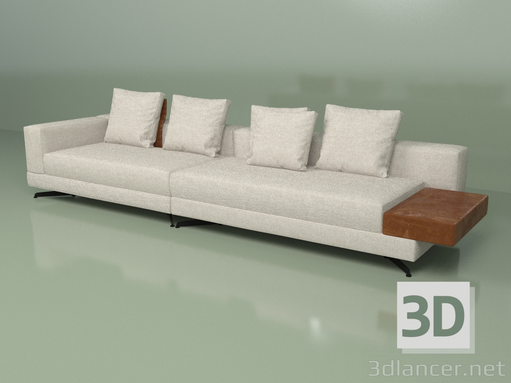 3d model Sofá Jagger 1 - vista previa