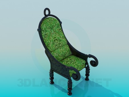 modello 3D Sedia - anteprima