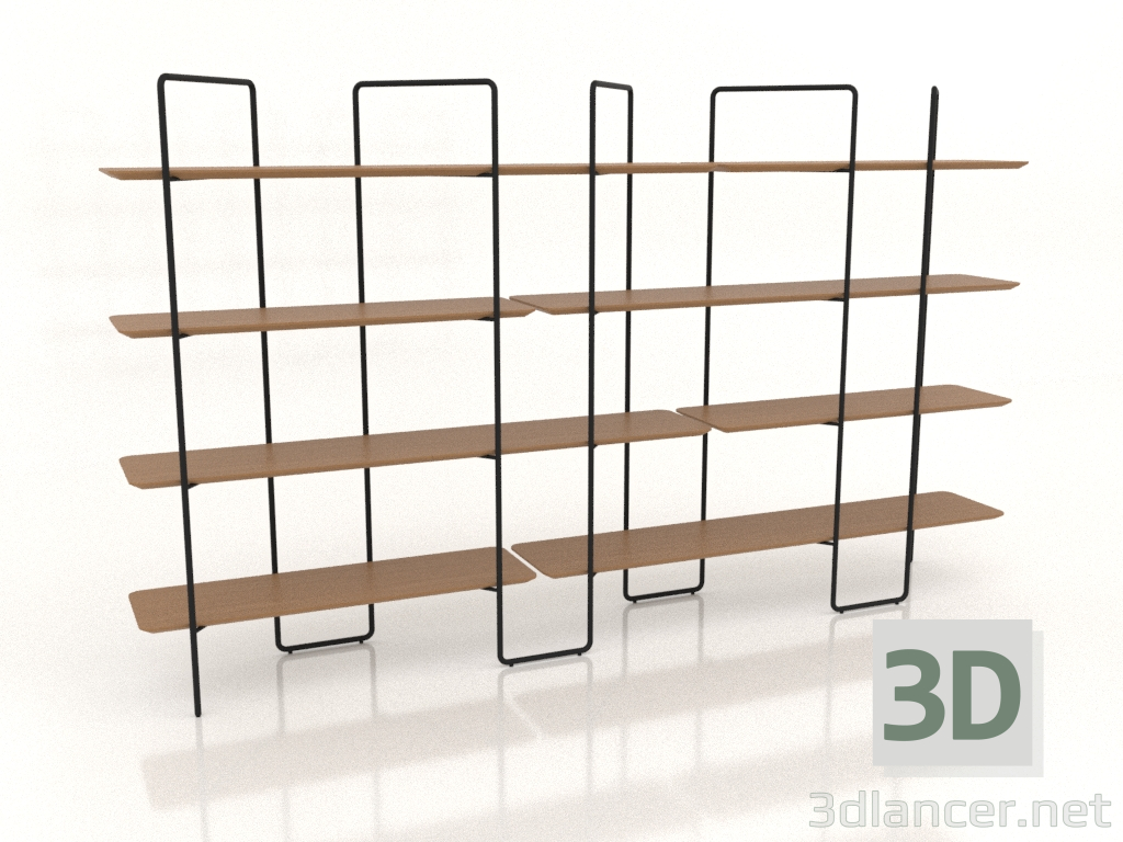 modèle 3D Rack modulaire (composition 9 (06+03+U)) - preview