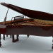 Pianoforte 3D modelo Compro - render