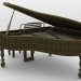 Pianoforte 3D modelo Compro - render