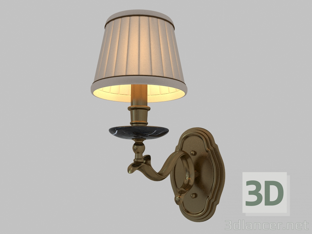 3D Modell Wandlampe (32401A) - Vorschau