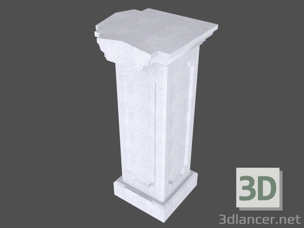 3D Modell Balustrade (BT78KP) - Vorschau