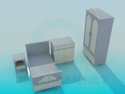 Los muebles de dormitorio de niños