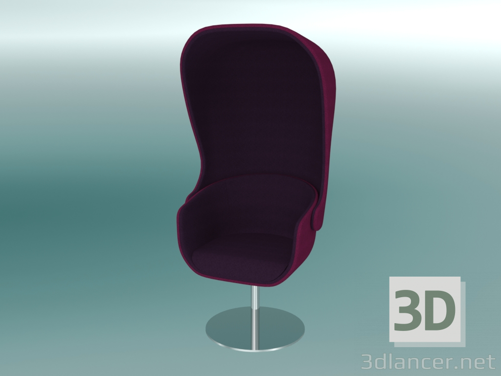 modello 3D Sedia girevole (11R) - anteprima