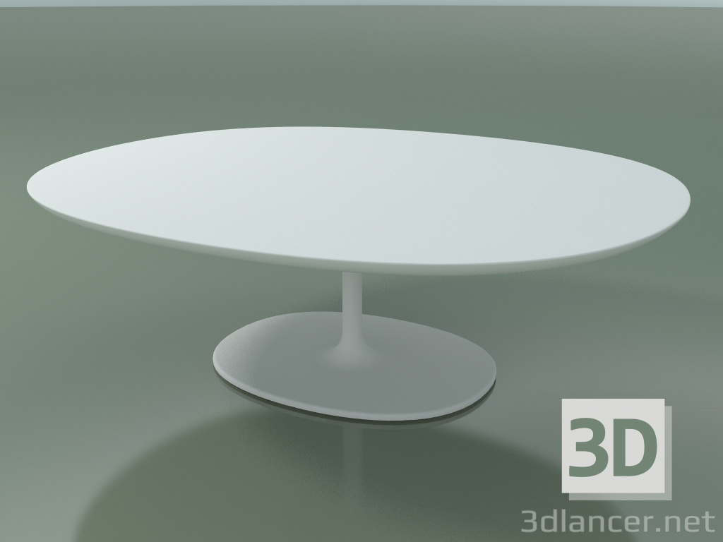 3d model Mesa de centro oval 0689 (H 35 - 90x108 cm, M02, V12) - vista previa