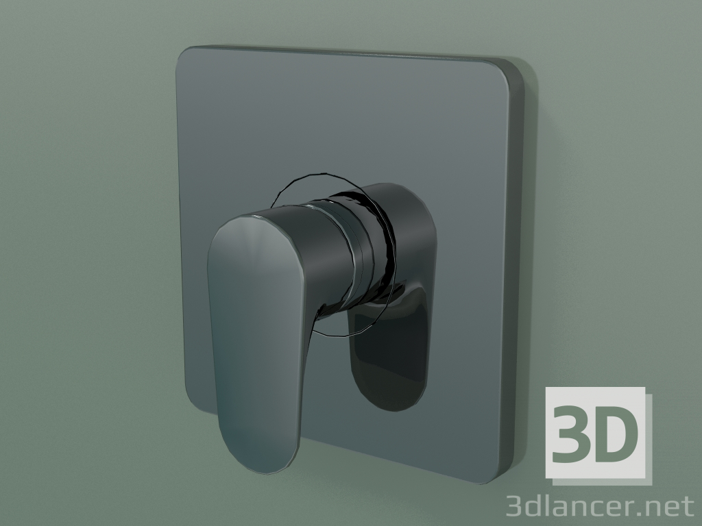 Modelo 3d Misturador de chuveiro monocomando para instalação oculta (34625330) - preview