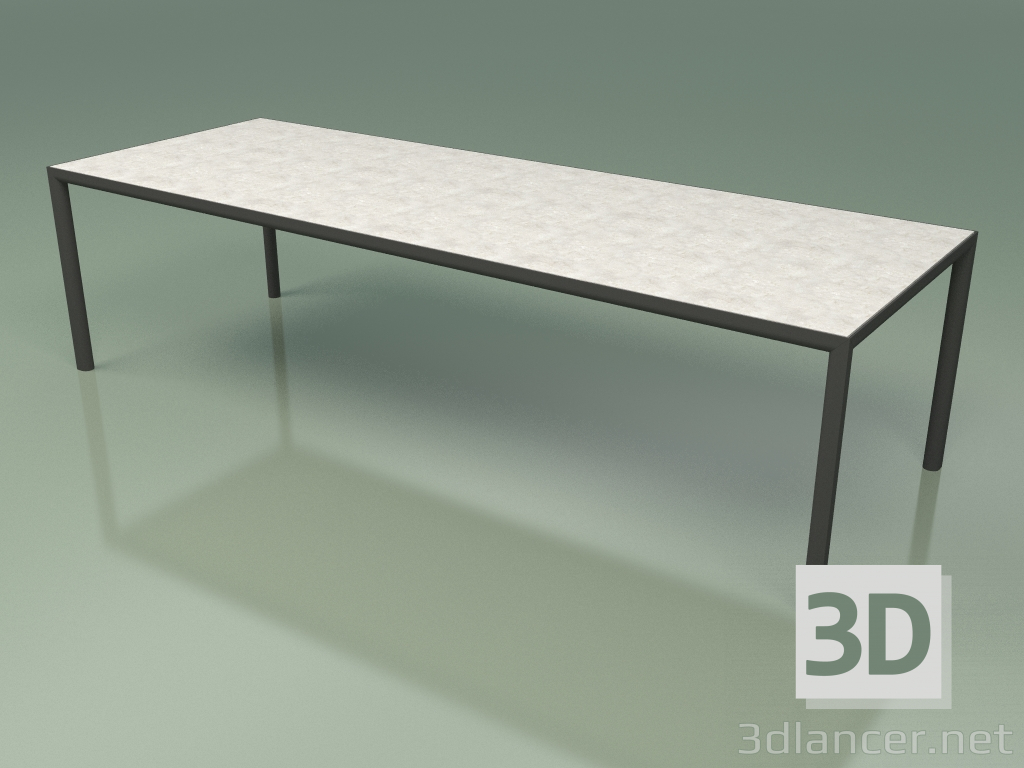 3d model Dining table 006 (Metal Smoke, Gres Clay) - preview