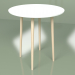 3d model Mesa de comedor pequeña Sputnik 70 cm (blanco) - vista previa