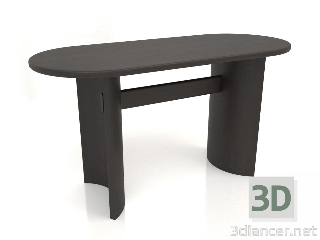 Modelo 3d Mesa de jantar DT 05 (1400x600x750, madeira marrom) - preview