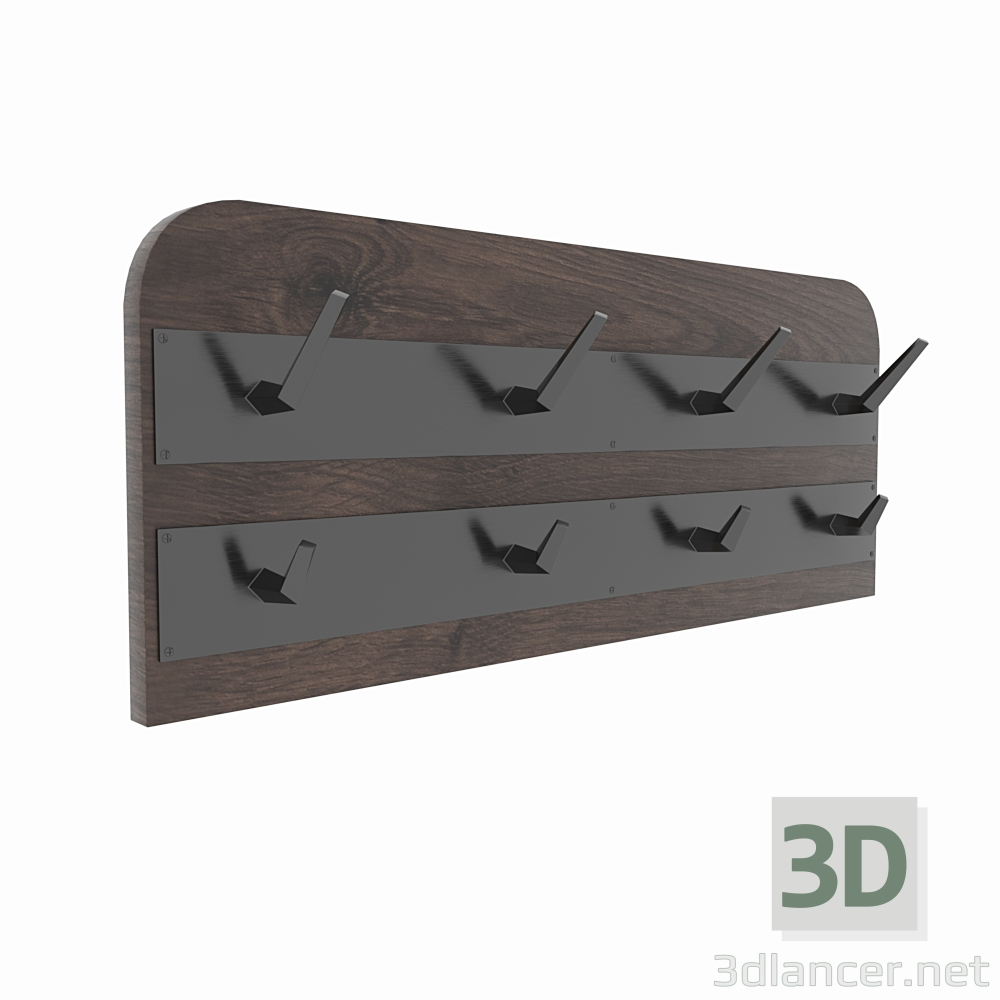 3d Wall hanger model buy - render