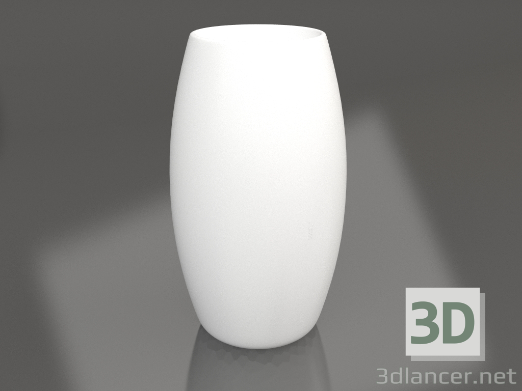 modello 3D Vaso per piante 2 (Bianco) - anteprima