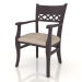 3d model Silla (sillón) Edimburgo (Palisandro) - vista previa