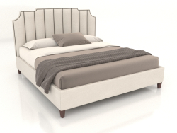 Дизайнерская кровать мягкая двуспальная Bayonne