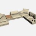 3D Modell Sofa weich 5 Amtsinhaber - Vorschau