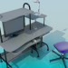 3d model Сomputer desk - preview