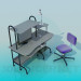 3d model Сomputer desk - preview