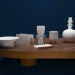 3d set of dishes. Welcome! Fendi model buy - render