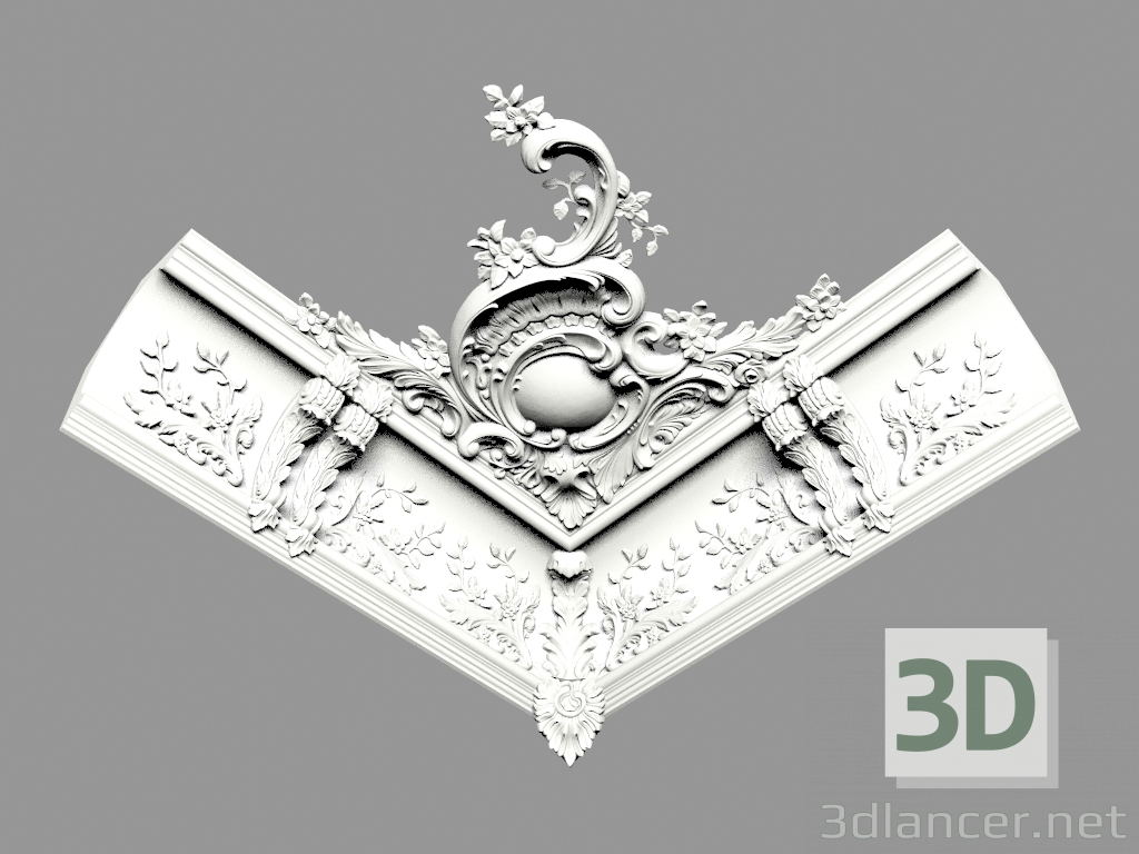 Modelo 3d Beirais moldados (KF104u) - preview