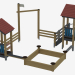 3d model Children's game complex (K5308) - preview