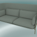 modèle 3D Sofa Sofa (LN7, 90x232 H 115cm, Pieds Bronzés, Sunniva 2 717) - preview