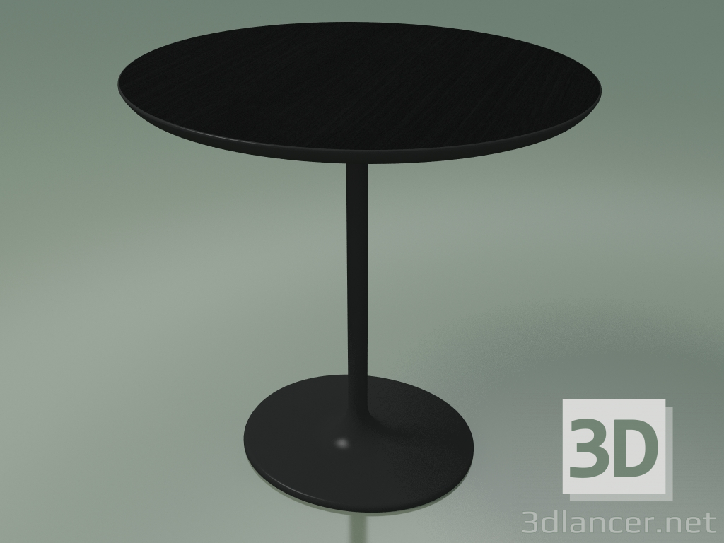 Modelo 3d Mesa de centro oval 0680 (H 50 - 51х47 cm, preto, V44) - preview