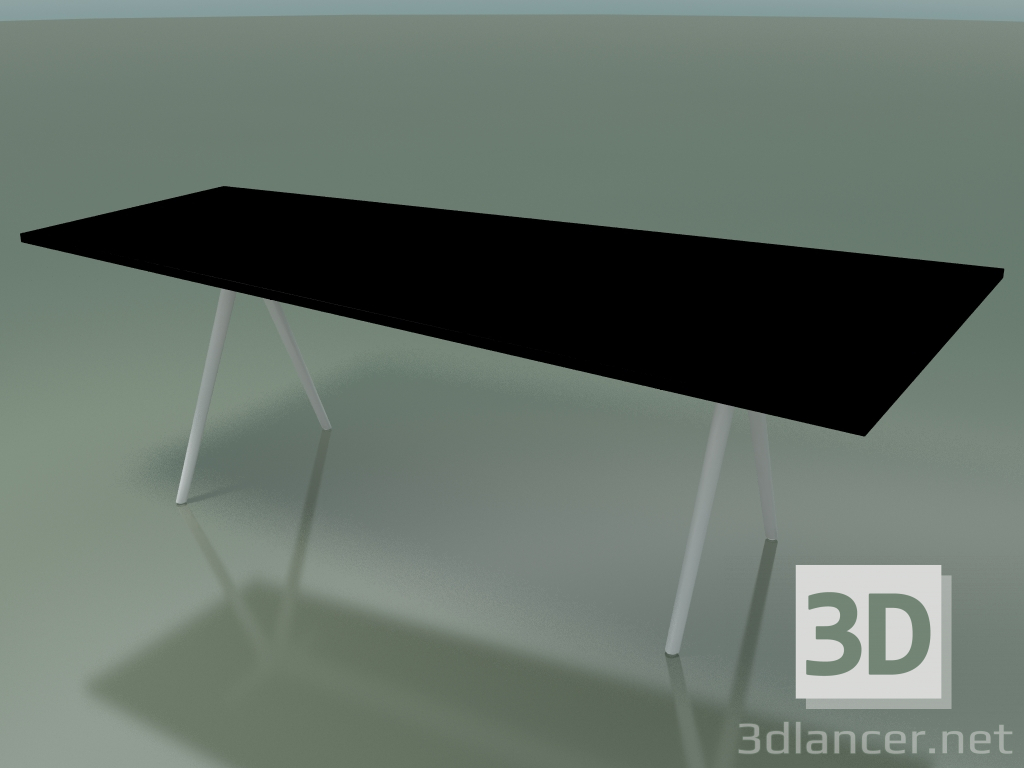 3d модель Стол трапециевидный 5412 (H 74 - 120-80x240 cm, laminate Fenix F02, V12) – превью