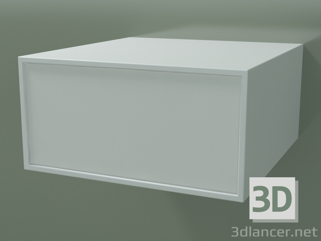 3D Modell Box (8AUAAB01, Gletscherweiß C01, HPL P01, L 48, P 50, H 24 cm) - Vorschau