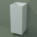 3d model Lavabo de pared (03UN16102, Glacier White C01, L 36, P 36, H 85 cm) - vista previa