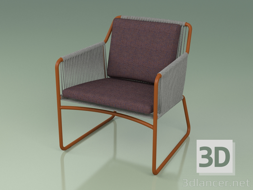 3d model Silla 368 (óxido de metal) - vista previa