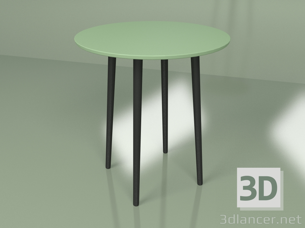 Modelo 3d Mesa de jantar pequena Sputnik 70 cm (keil) - preview