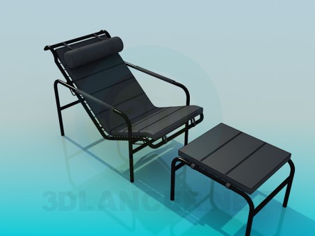 3D Modell Stuhl - Vorschau